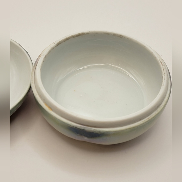 Vintage PK Selesia Porcelain  Floral Hair Receiver, Hand Painted Porcelain. - Picture 5 of 7